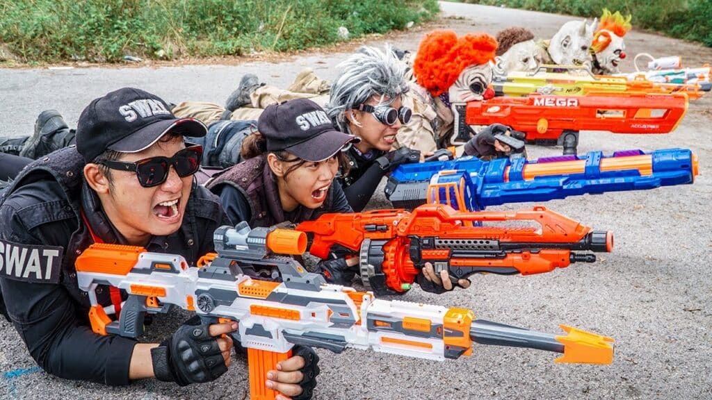 The Foam Ghostbusters of nerf war