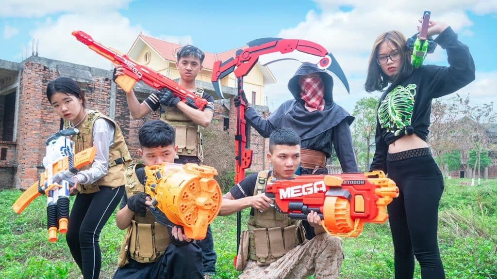 The Tactical Toon Titans of nerf war