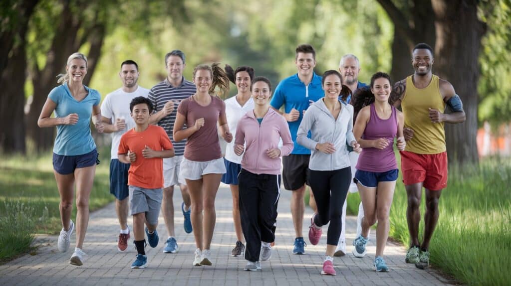 unique running team