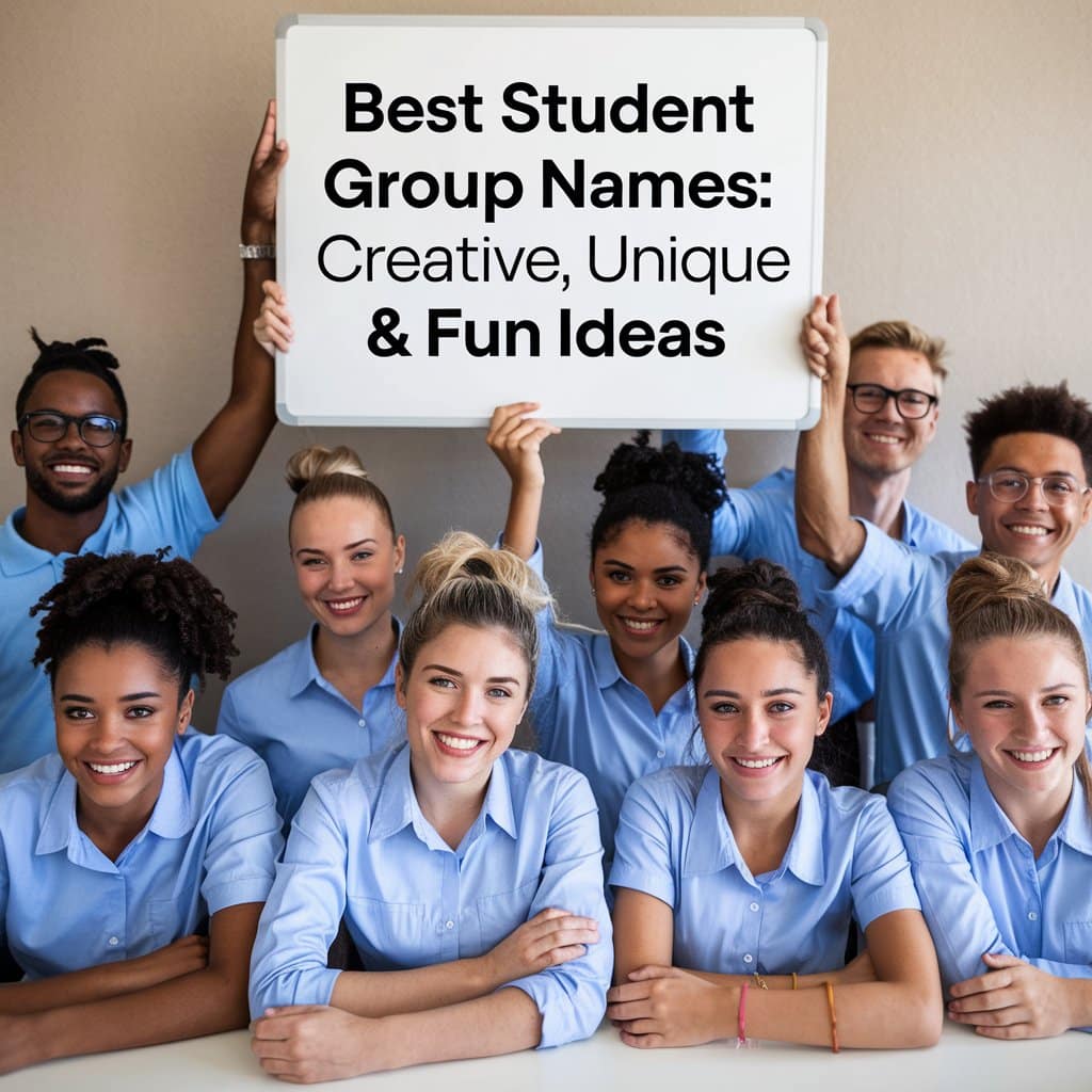 Best Student Group Names: Creative, Unique & Fun Ideas