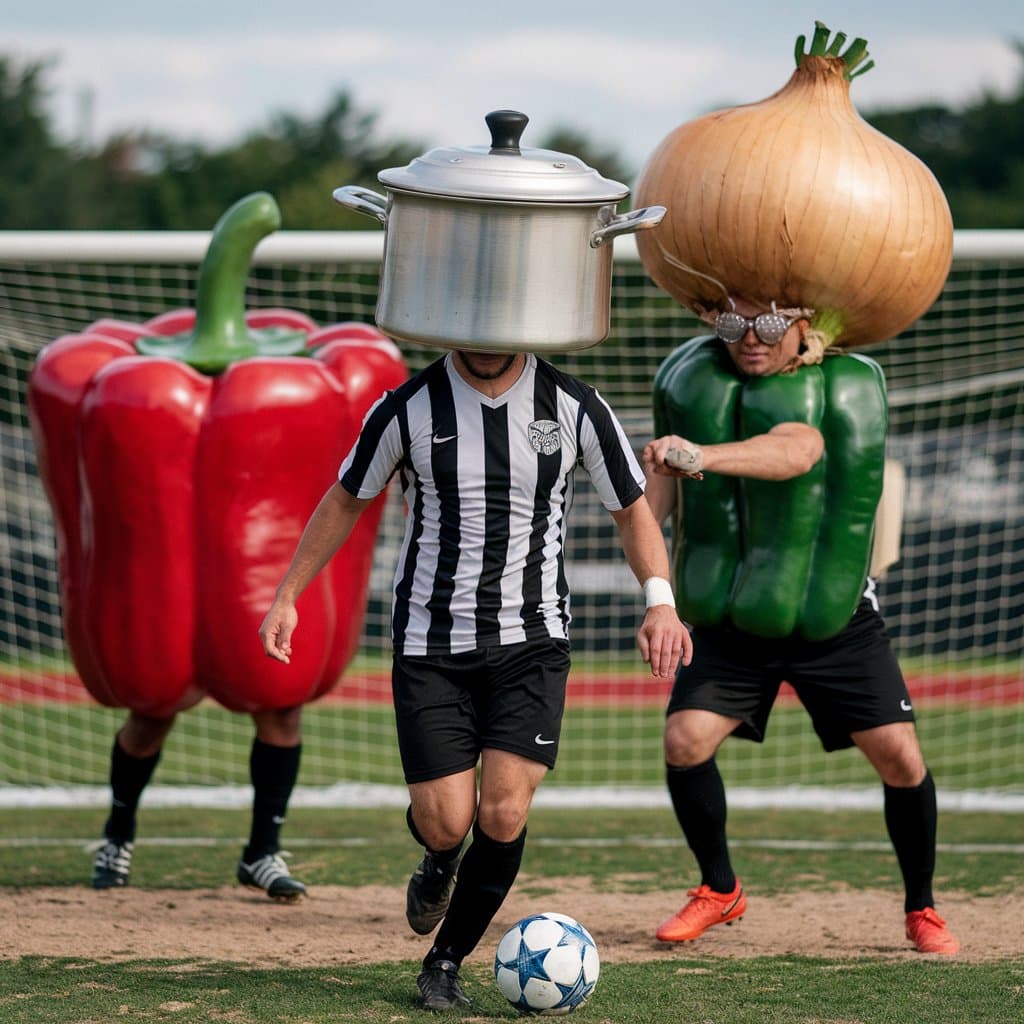 funny soccer image