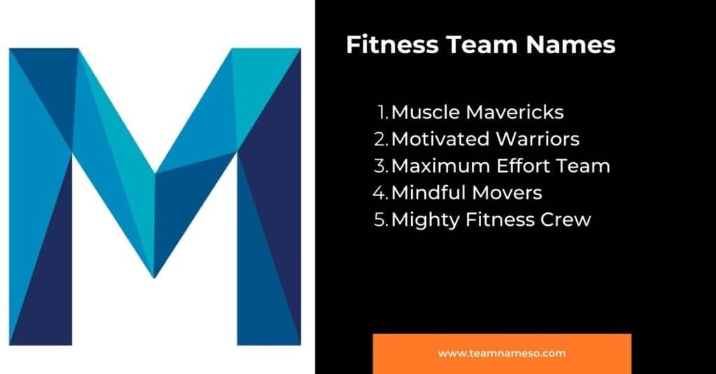 Fitness Team Names