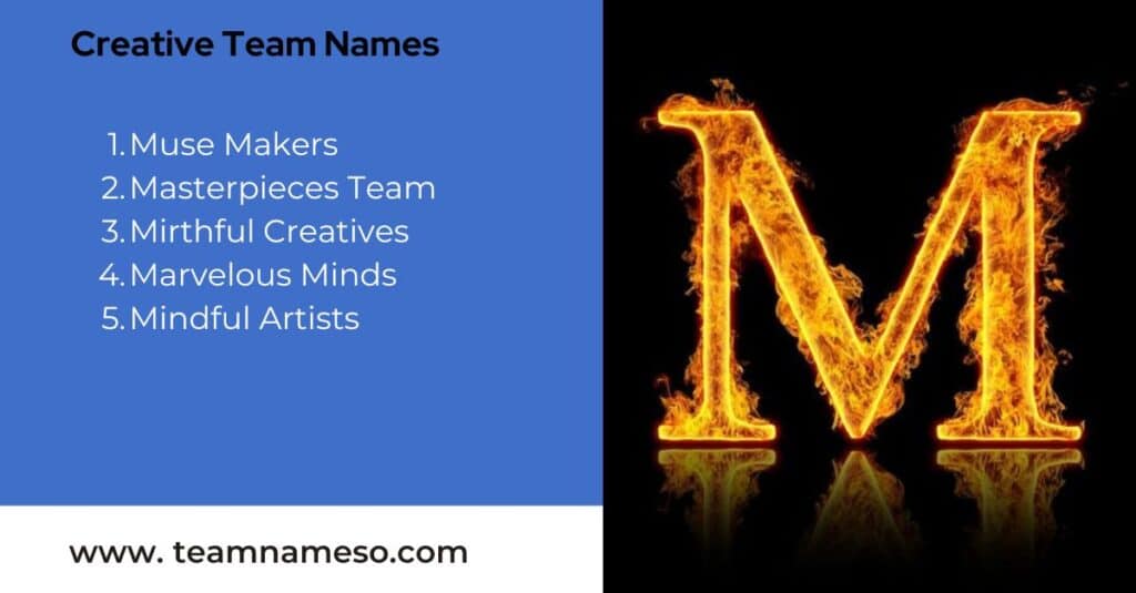 Creative Team Names