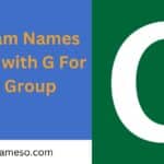 520 Team Names Starting with G For Your Group