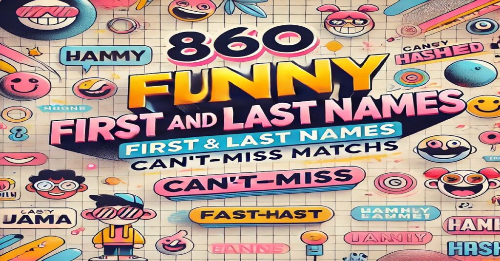 860 Funny First And Last Names: Can't-Miss Matches