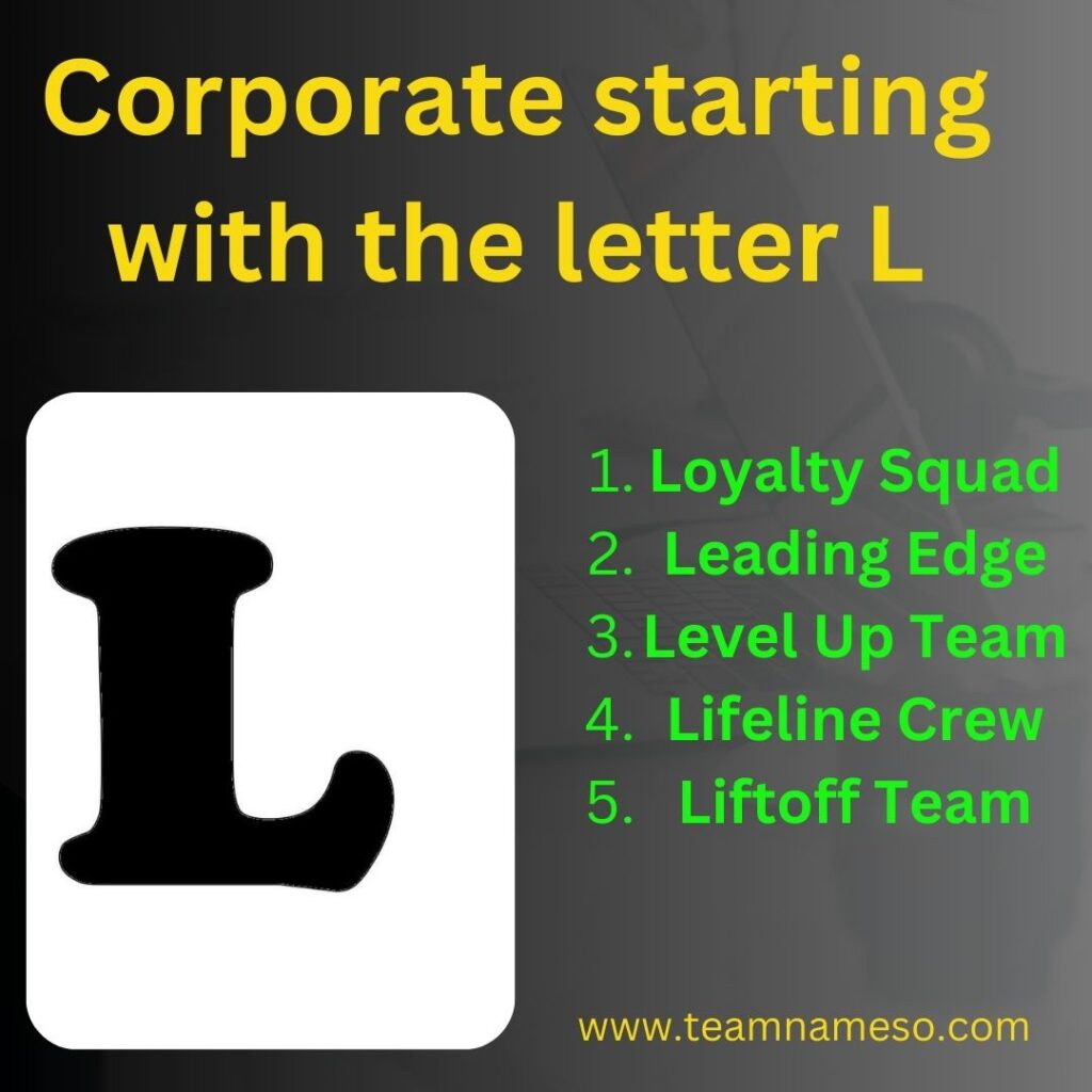 Corporate starting with the letter L