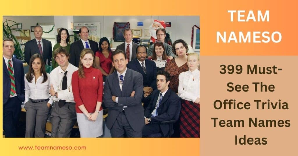 399 Must-See The Office Trivia Team Names Ideas